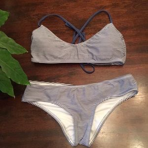 Sporty Striped Bikini